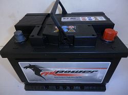 Autobaterie 12V 62Ah AK POWER  AK  562 19 - kliknte pro vt nhled